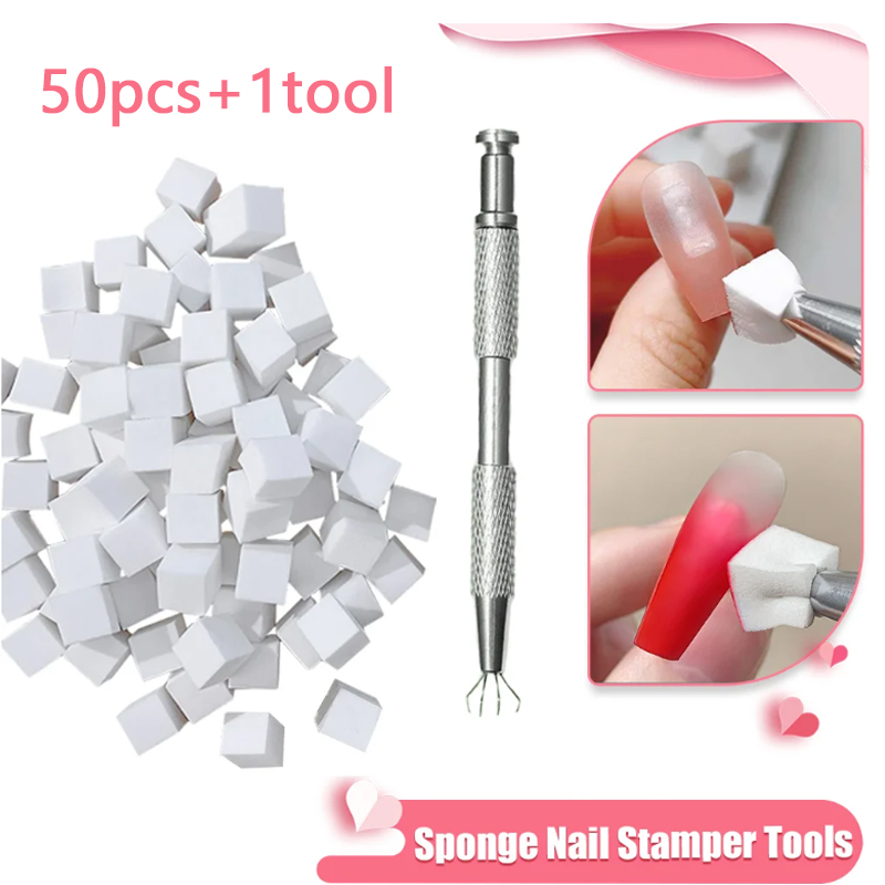 Dip Powder Nail - 50/150 sztuk gąbka gradientowe narzędzia do