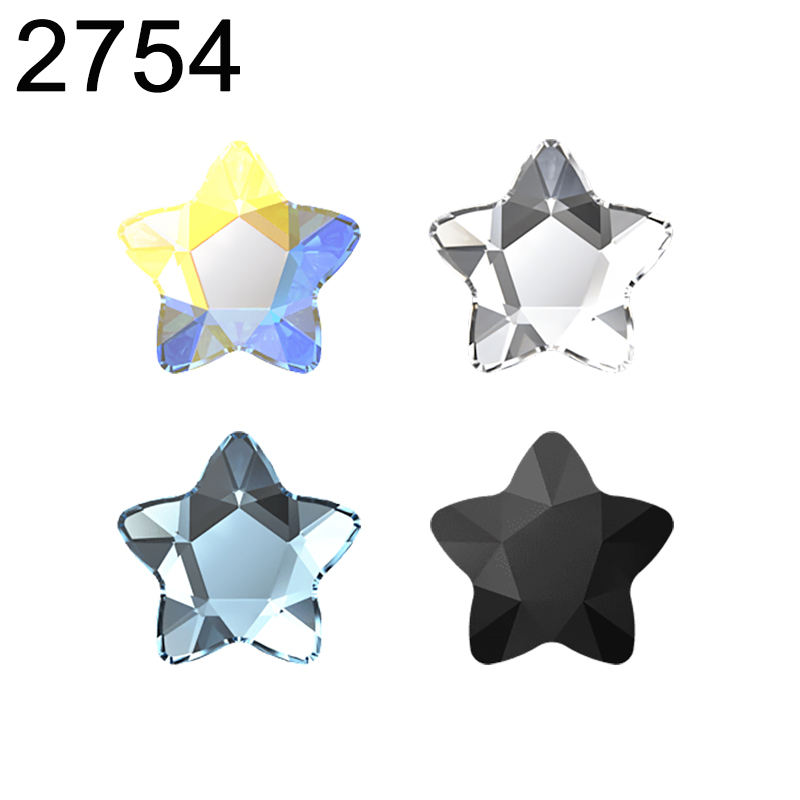 Nail Art Quirky - Oryginalny 2754 Star Flower Flat Back