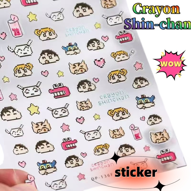 Nail Art Quirky - Zeszyt kreatywny z motywem Crayon Shin-chan,