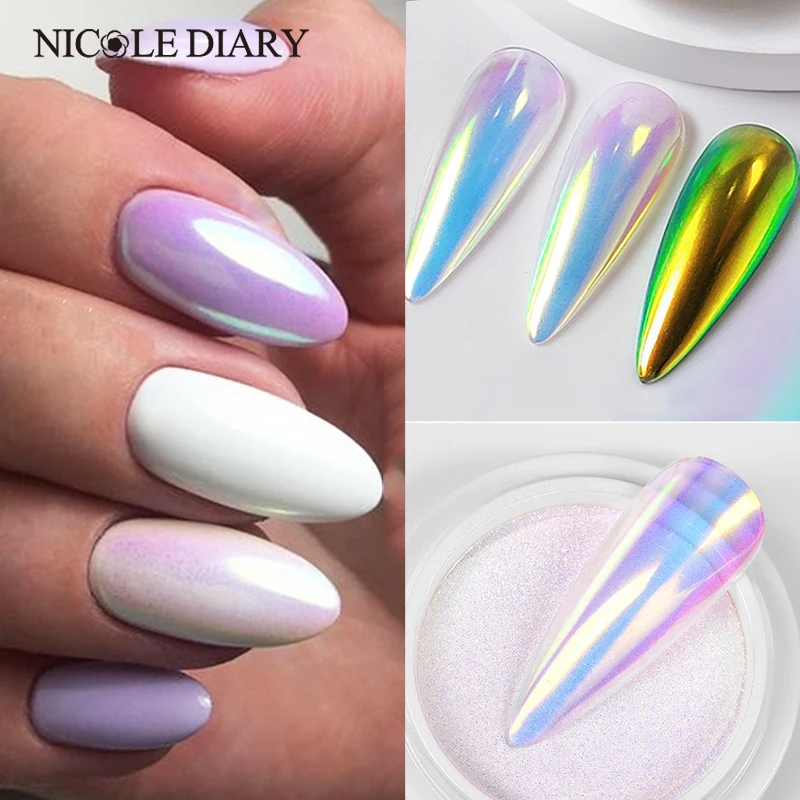 Dip Powder Nail - Puder do paznokci NICOLE DIARY Aurora,