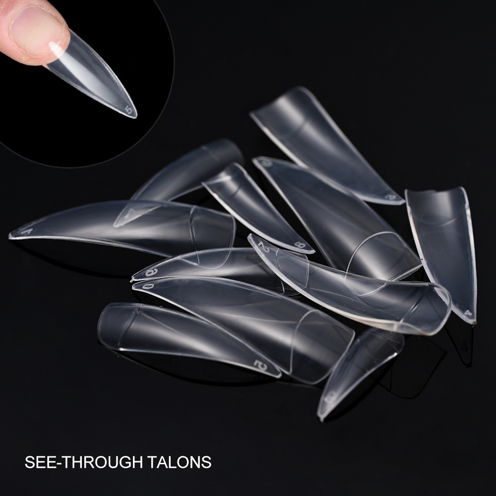 600Pcs Extra Long Hawk Curved  – Nail Art Xl recenzja i cena