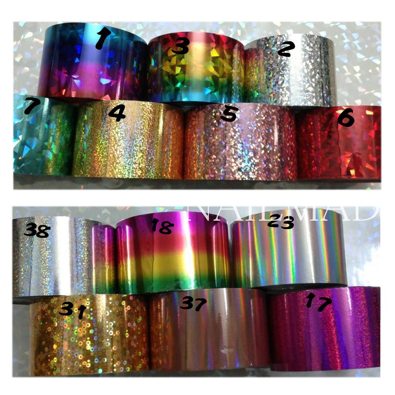 1 rolka 120m * 4cm holograficz – Nail Art Xl recenzja i cena