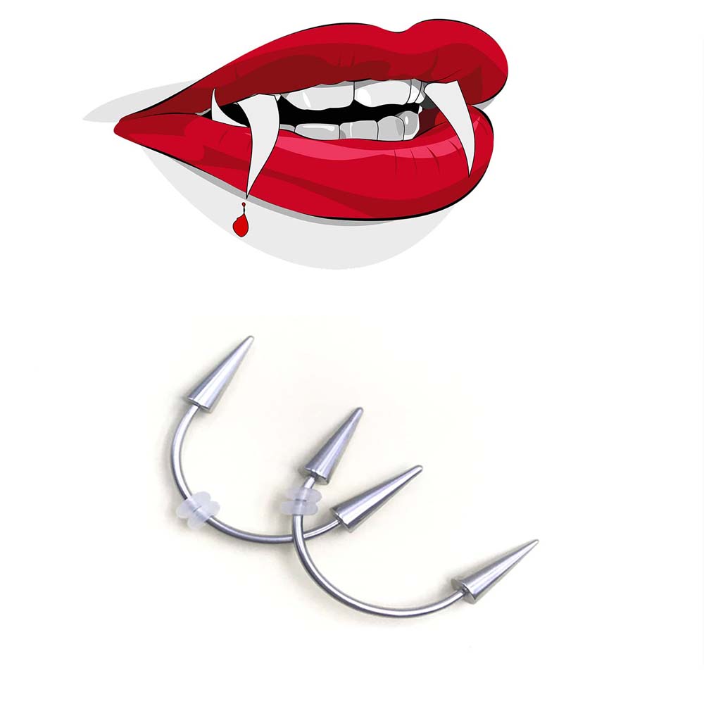 WKOUD 2 szt. Piercing tygrysie – Nail Art Vampire recenzja i cena