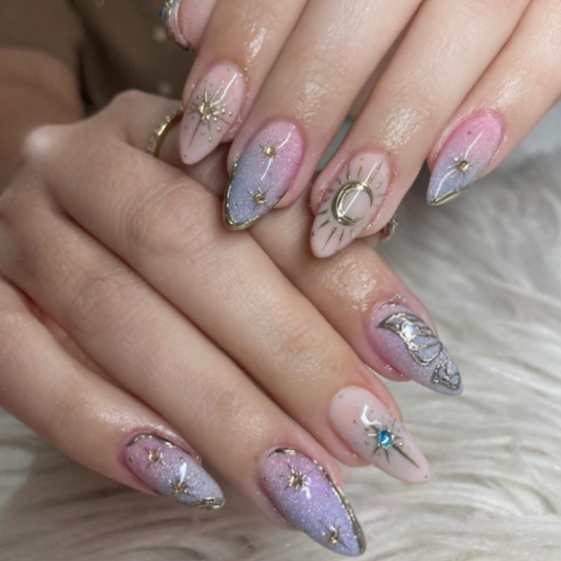 24 szt. Złocone, brokatowe, zd – Nail Art Quirky recenzja i cena
