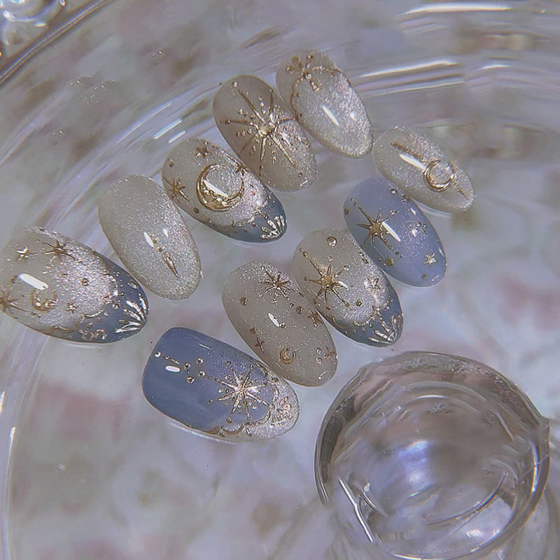 24 szt. Złocone, brokatowe, zd – Nail Art Quirky recenzja i cena
