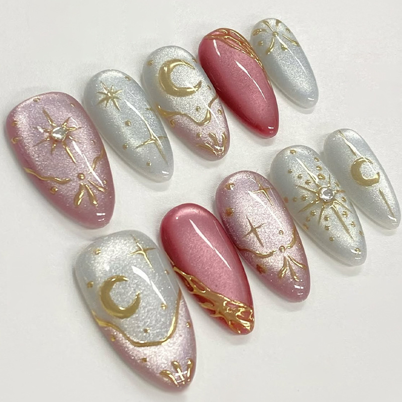 24 szt. Złocone, brokatowe, zd – Nail Art Quirky recenzja i cena