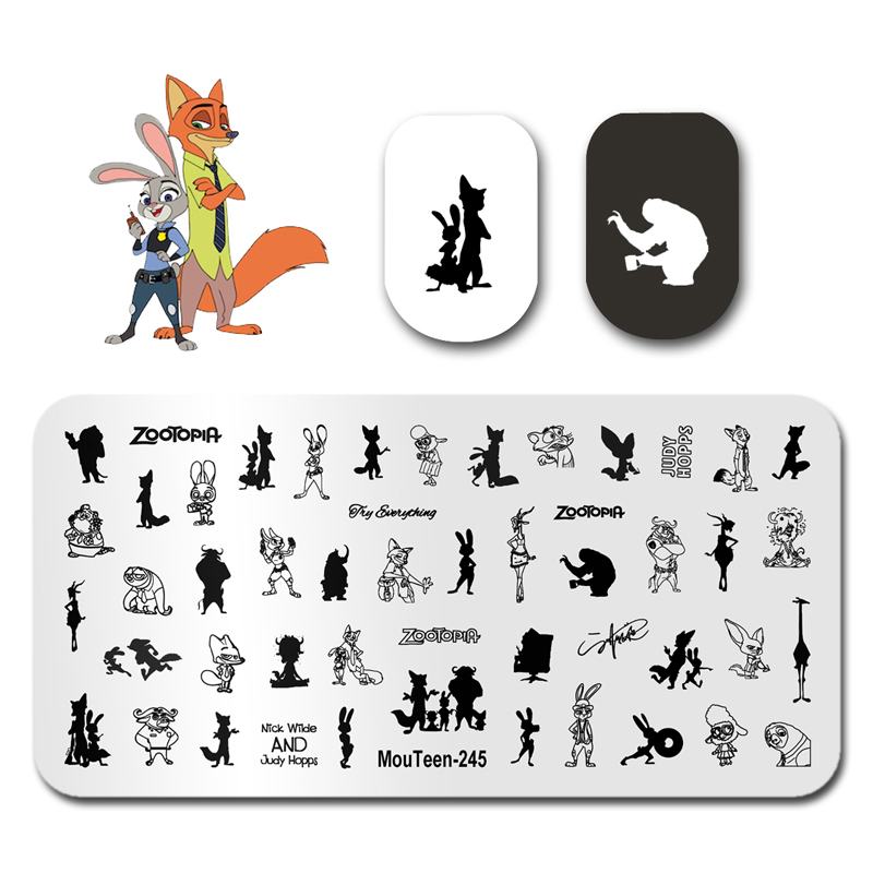 MouTeen-245 Disney ZooTopia Ni – Nail Art Zootopia recenzja i cena