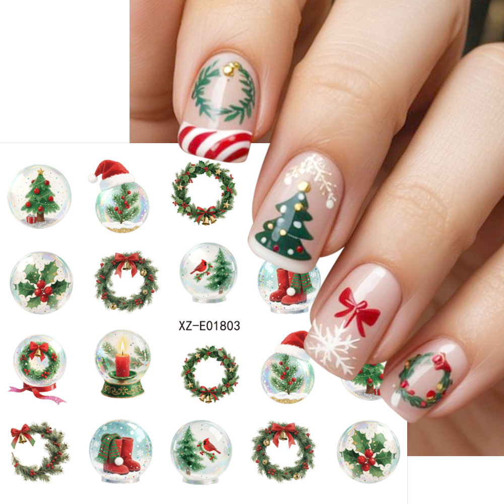 30 szt./zestaw świątecznych na – Nail Art Xmas Tree recenzja i cena