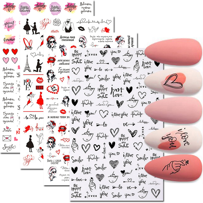 Naklejki do paznokci Miłość Se – Nail Art Valentine recenzja i cena