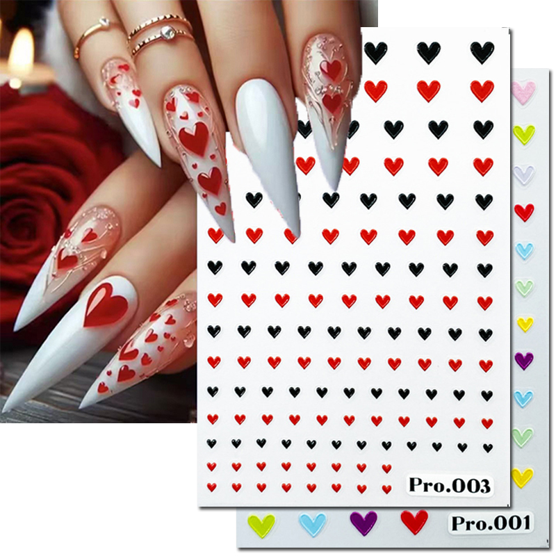 5d tłoczone naklejki artystycz – Nail Art Valentine recenzja i cena