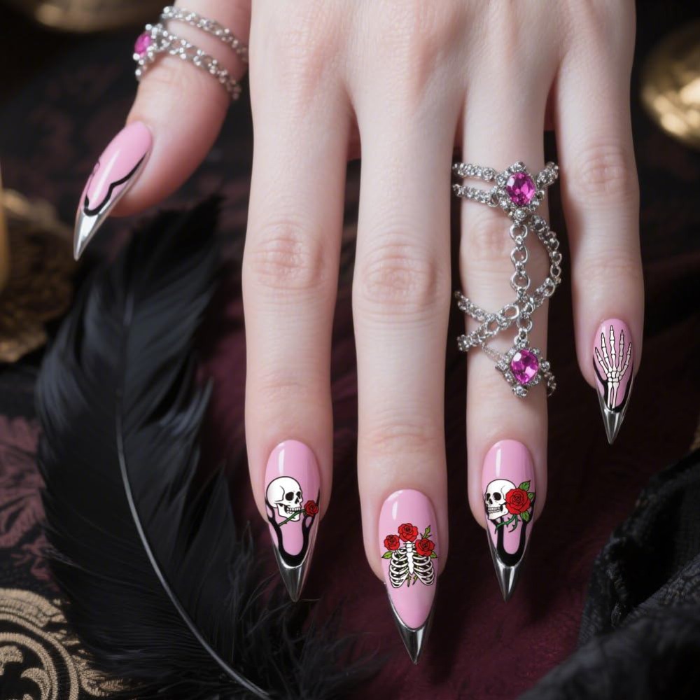 3 szt. Płytki do stemplowania  – Nail Art Gothic recenzja i cena