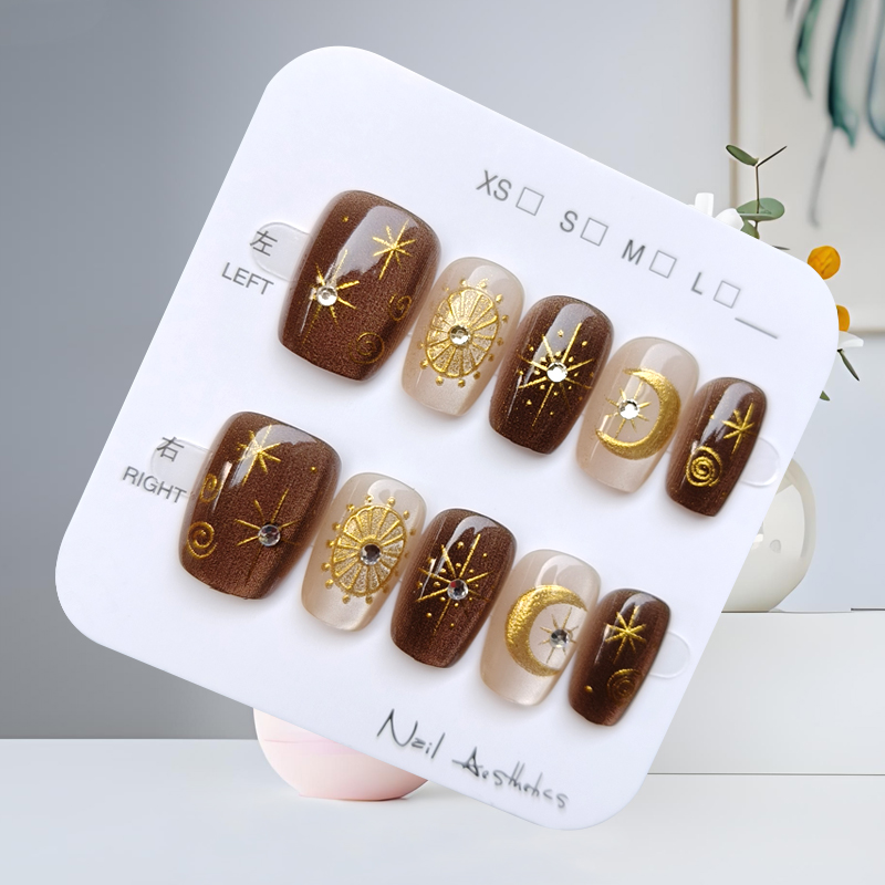 10 szt. Jesienno-zimowe brązow – Nail Art Quirky recenzja i cena