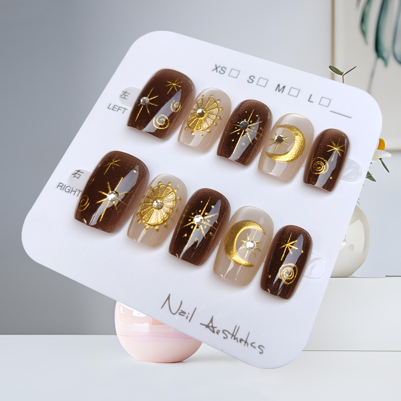 10 szt. Jesienno-zimowe brązow – Nail Art Quirky recenzja i cena