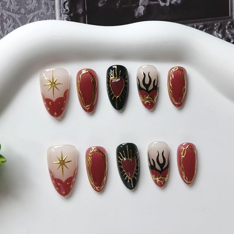 10 szt. damskich paznokci na H – Nail Art Eye Cat recenzja i cena