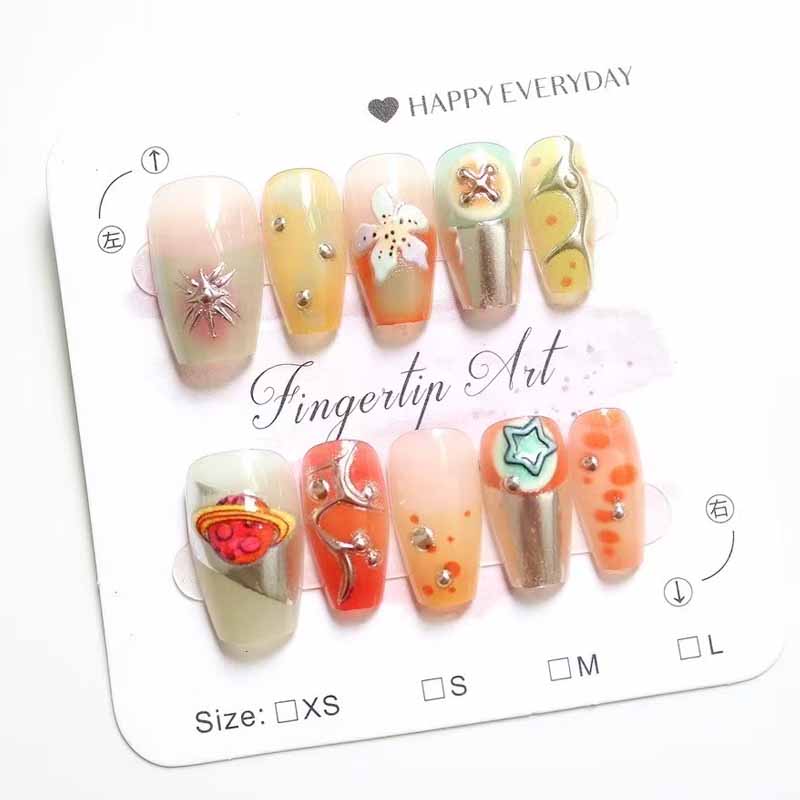 10 szt. Damskie francuskie, wy – Nail Art Eye Cat recenzja i cena