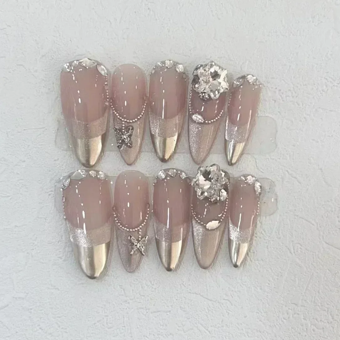 10Pcs Handmade Press on Nails  – Nail Art Quirky recenzja i cena