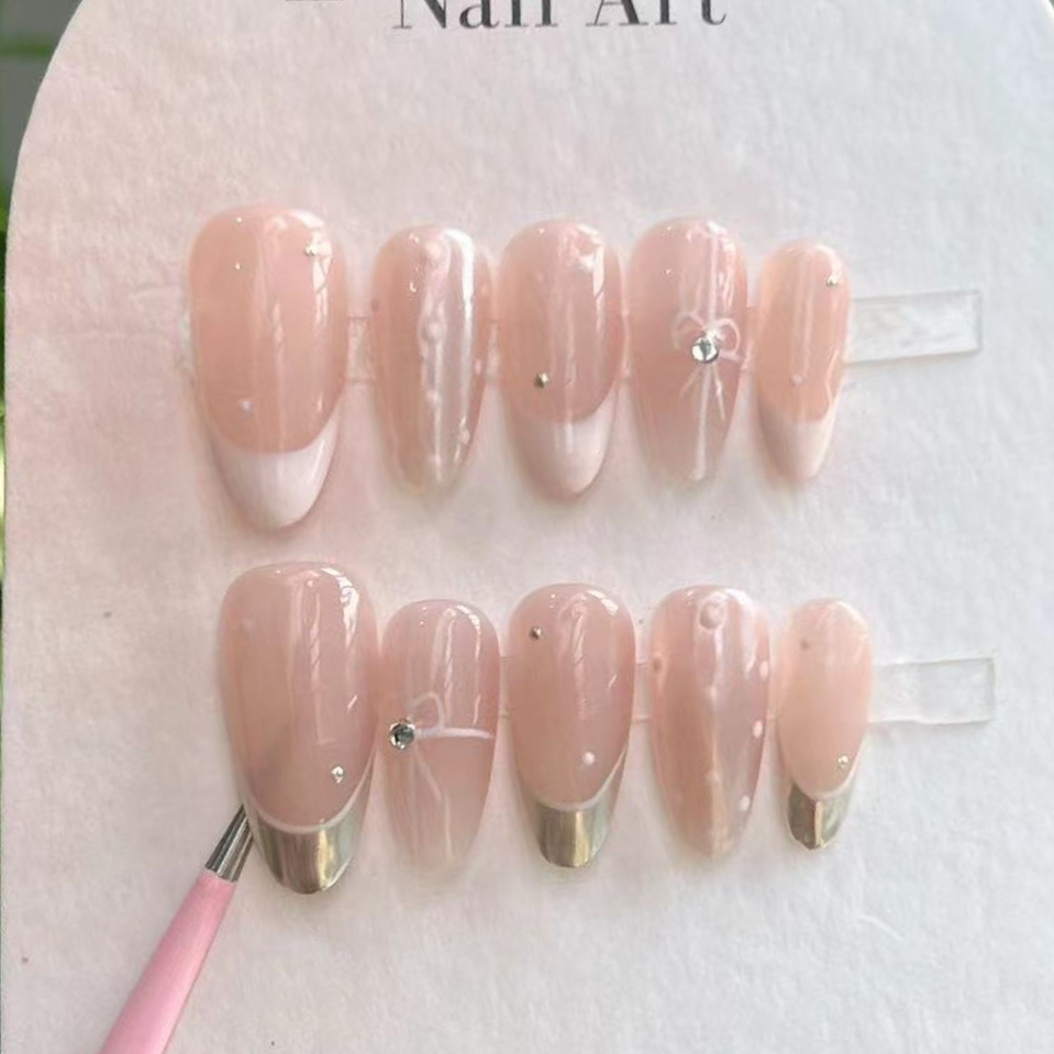 10Pcs Handmade Press on Nails  – Nail Art Quirky recenzja i cena