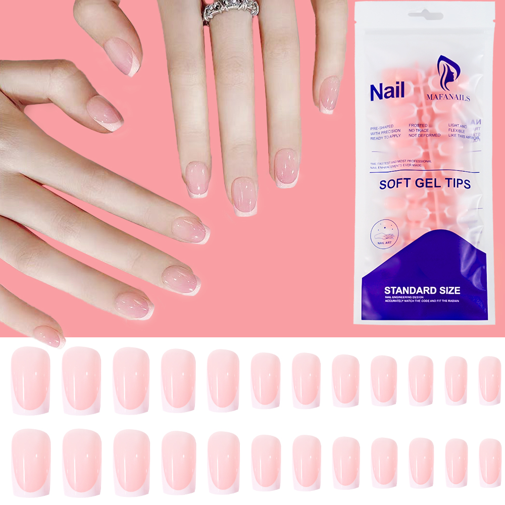 120szt Błyszczące Krótkie Kwad – Nail Art Y2K recenzja i cena