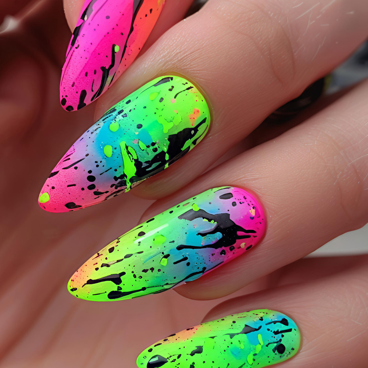 24 szt./zestaw Krótkie Średnie – Nail Art Y2K recenzja i cena