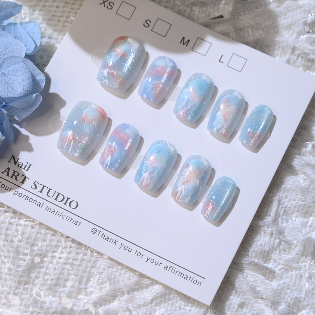 10 szt. Damskie Kolorowe Marzy – Nail Art Eye Cat recenzja i cena