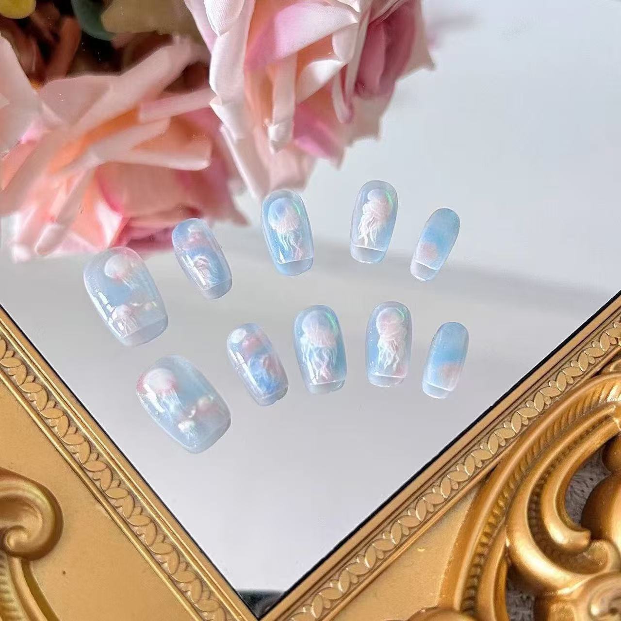 10 szt. Damskie Kolorowe Marzy – Nail Art Eye Cat recenzja i cena