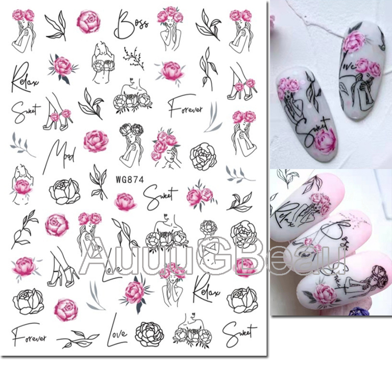 3d naklejki ozdobne do paznokc – Nail Art Valentine recenzja i cena
