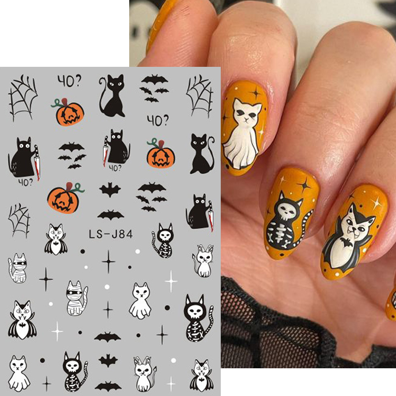 4 szt. Halloweenowe gotyckie n – Nail Art Vampire recenzja i cena