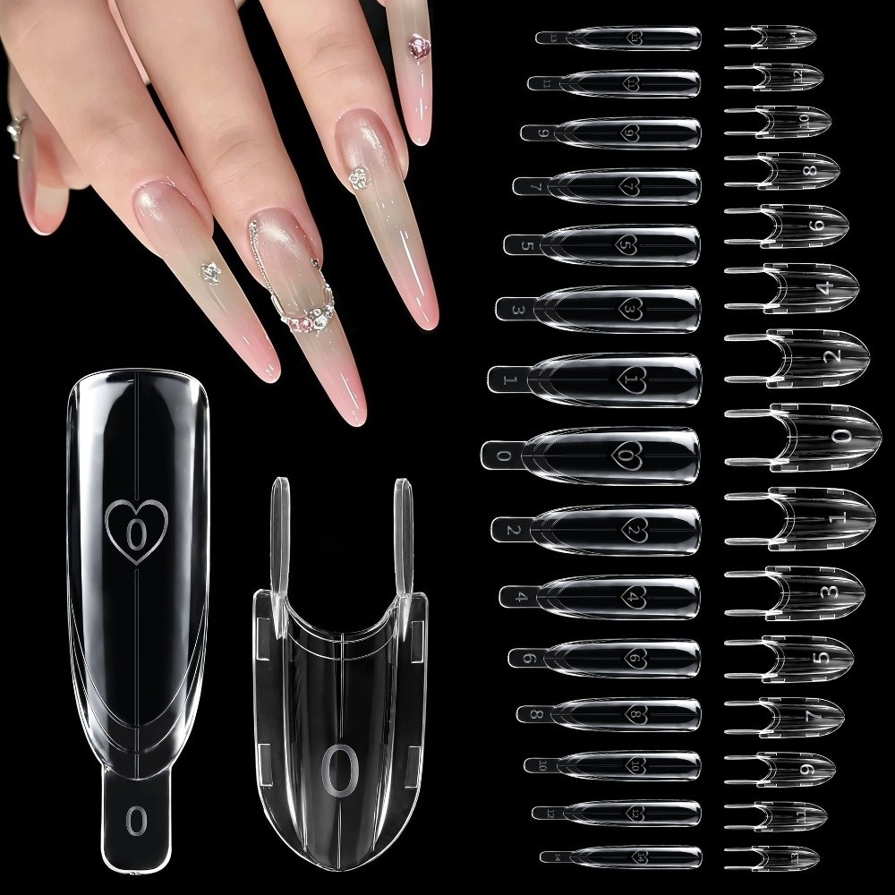 120 szt. Przezroczystych forem – Nail Art Y2K recenzja i cena