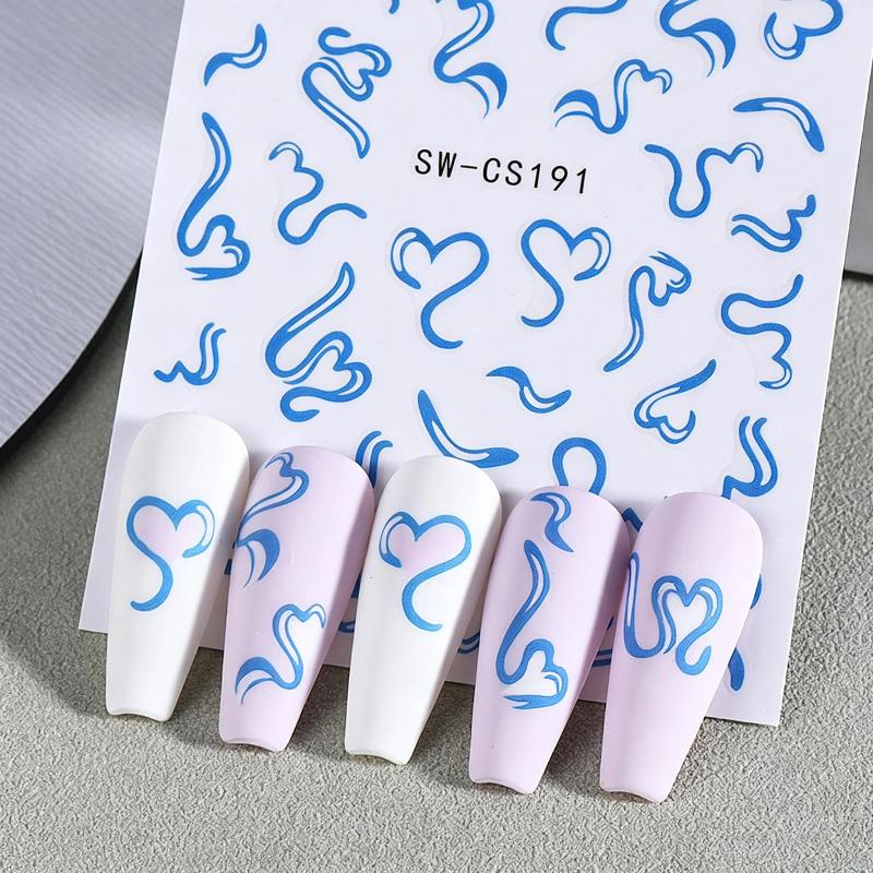 2 arkusze słodkich naklejek na – Nail Art Valentine recenzja i cena