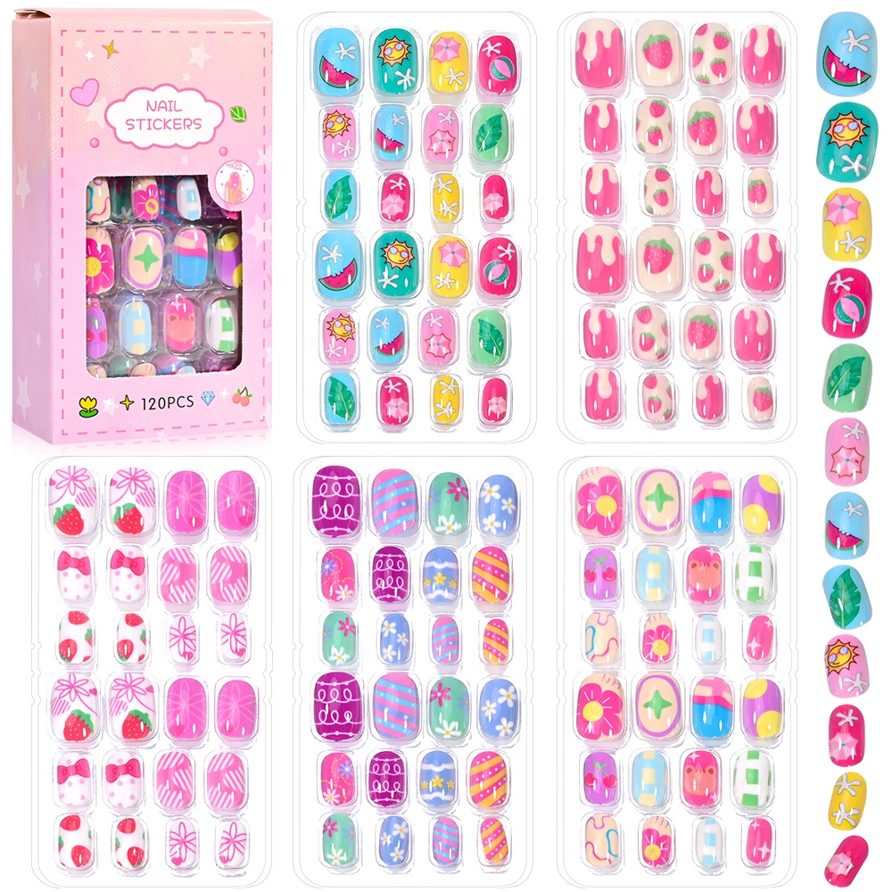 120-częściowy 5-zestaw Candy K – Nail Art Y2K recenzja i cena