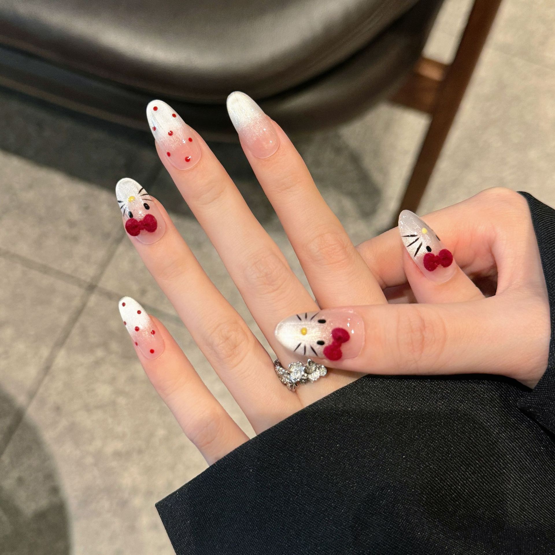 10 szt. Czysto ręcznie dociska – Nail Art Eye Cat recenzja i cena