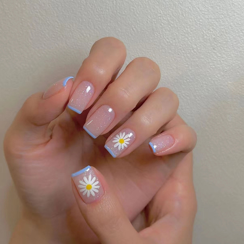 24 szt./zestaw Krótkie Sztuczn – Nail Art Y2K recenzja i cena