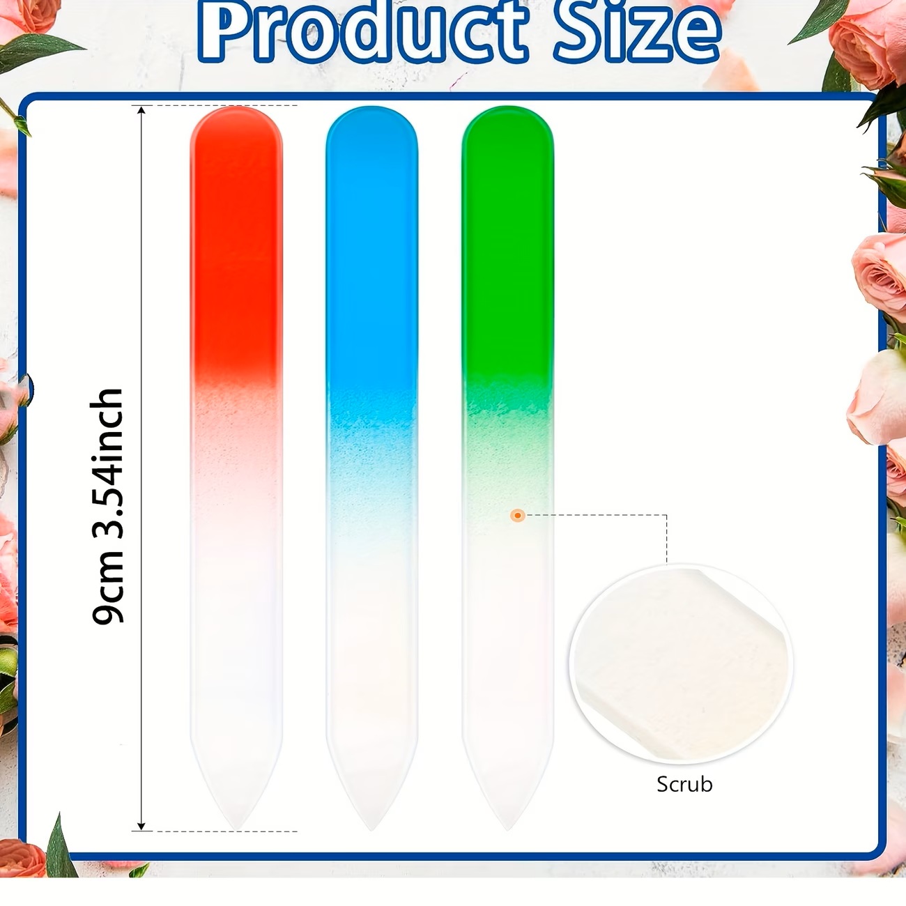6 szt. Kryształowe pilniki do  – Nail Art Xl recenzja i cena