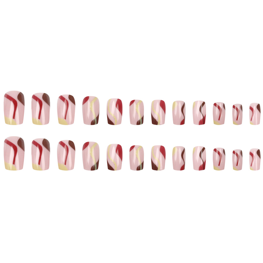 Krótkie, średnie sztuczne pazn – Nail Art Y2K recenzja i cena
