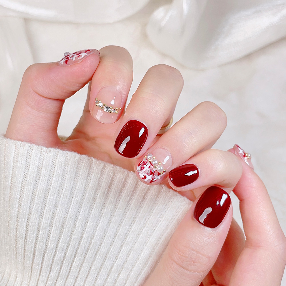 10 szt. Krótkie Kwadratowe Okr – Nail Art Quirky recenzja i cena