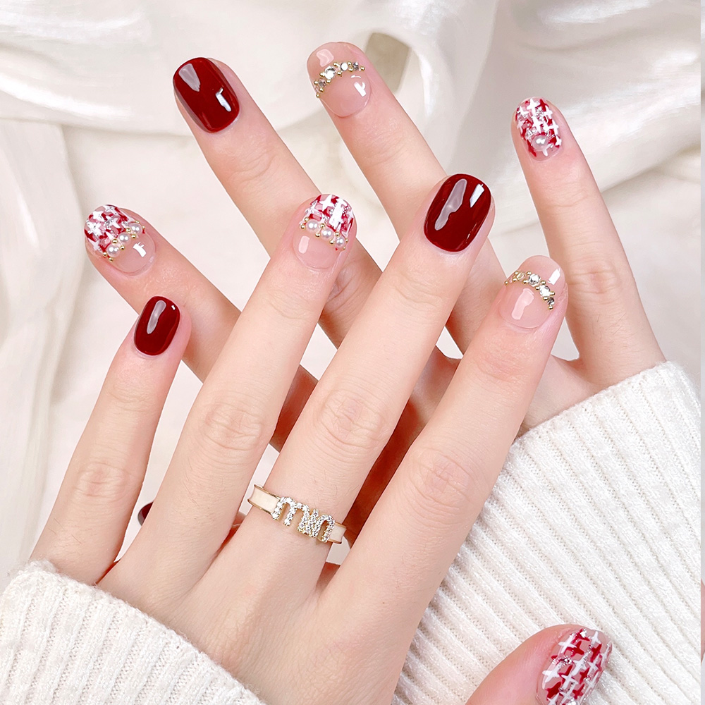 10 szt. Krótkie Kwadratowe Okr – Nail Art Quirky recenzja i cena
