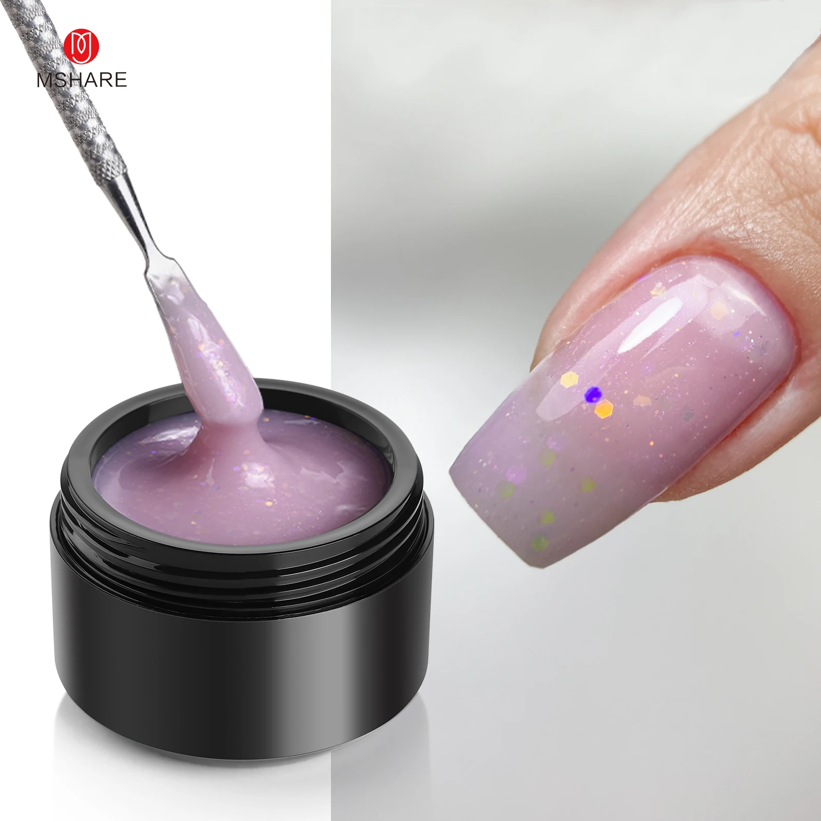 MSHARE Fioletowy Liliowy Żel B – Nail Art Lilac recenzja i cena