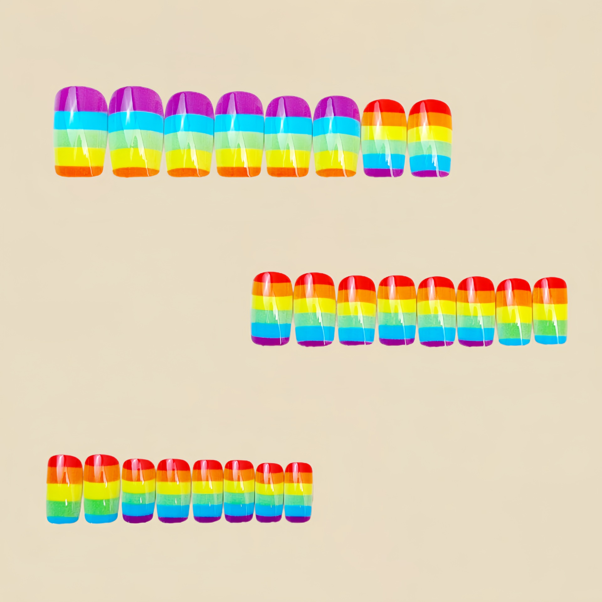 24 szt./zestaw kolorowe sztucz – Nail Art Y2K recenzja i cena