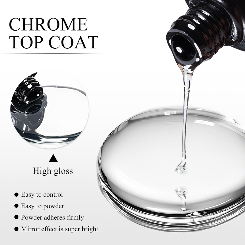 7ML Chromowany Top Coat do Efe – Dip Powder Nail recenzja i cena