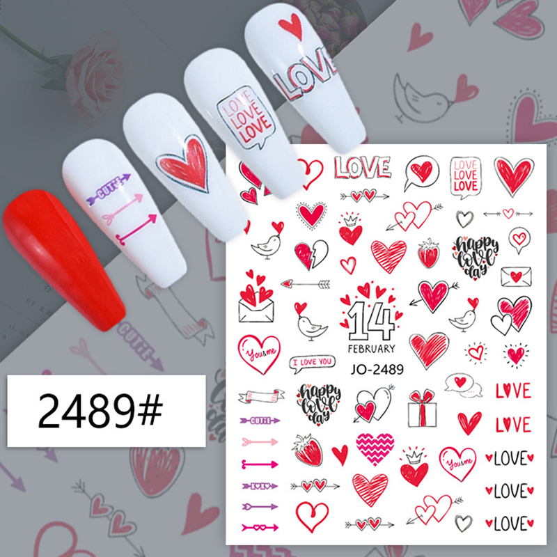 Naklejki 3D na paznokcie, geom – Nail Art Valentine recenzja i cena