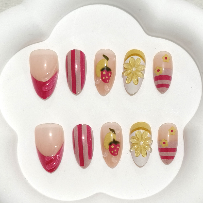 10 szt. Słodkie, urocze naklej – Nail Art Y2K recenzja i cena